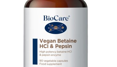 Vegan Betaine HCl &  Pepsin - Biocare
