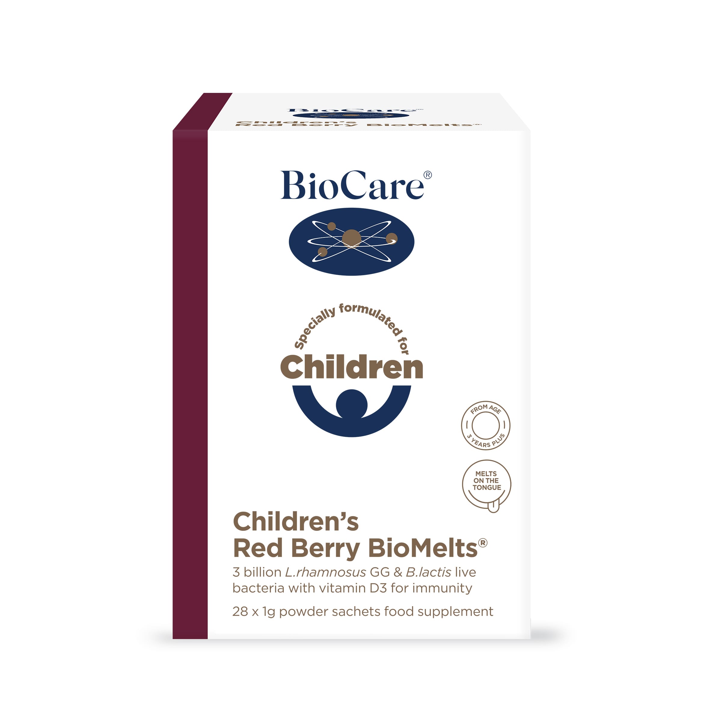 Children's Red Berry BioMelts 28 Sachets - Biocare