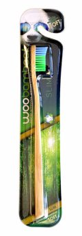 WooBamboo Natural Vegan Toothbrush for Adults
