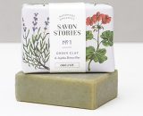 French Green Clay Soap No1 Handmade and Organic 100g - Savon